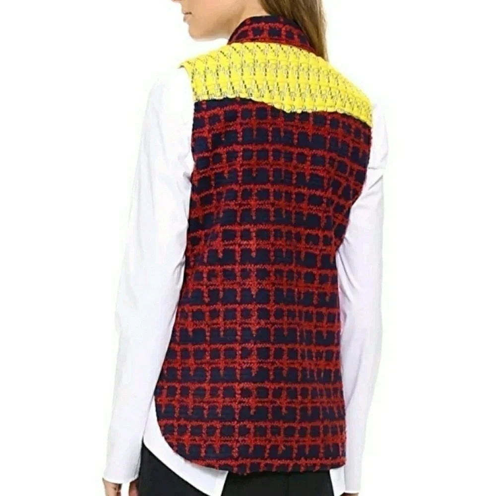 Harvey Faircloth Shirt Jacket Vest Plaid Wool - Picture 3 of 8